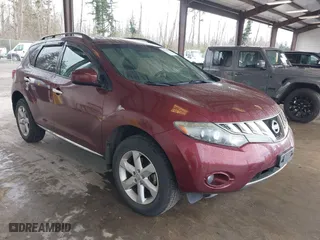 2010 Nissan Murano SL with VIN JN8AZ1MW3AW101440, listed as a IAAI auction lot 41703253 with 183,137 mi miles. Bid and sale history available at carsss.com. Image 1.