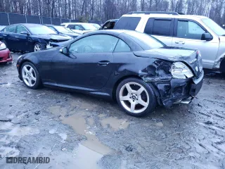 2006 Mercedes-Benz SLK-Class 3.0L with VIN WDBWK54F66F094485, listed as a Copart auction lot 41448185 with 34,990 mi miles and Non Repairable. Bid and sale history available at carsss.com. Image 2.