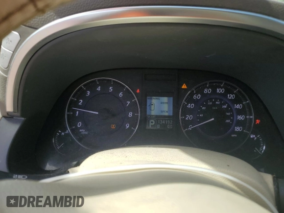 2014 Infiniti QX70 with VIN JN8CS1MU3EM451423, listed as a Copart auction lot 63205685 with 134,192 mi miles and Salvage title. Bid and sale history available at DreamBid. Image 9.
