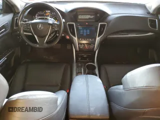 2020 Acura TLX with VIN 19UUB2F36LA001548, listed as a Copart auction lot 71017274 with 76,107 mi miles and Salvage Title. Bid and sale history available at carsss.com. Image 8.