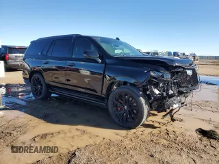 2024 Cadillac Escalade 4WD Sport Platinum z VIN 1GYS4GKL3RR331798, wystawiony jako Copart lot #81526454 z przebiegiem 4 140 mil mil oraz Szkoda całkowita • Salvage title. Historia ofert i sprzedaży dostępna na DreamBid. Obrazek 4.