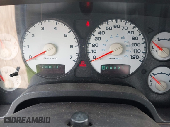 2002 Dodge 1500 with VIN 1D7HA18N32S706317, listed as a IAAI auction lot 42481597 with 208,013 mi miles and . Bid and sale history available at DreamBid. Image 7.