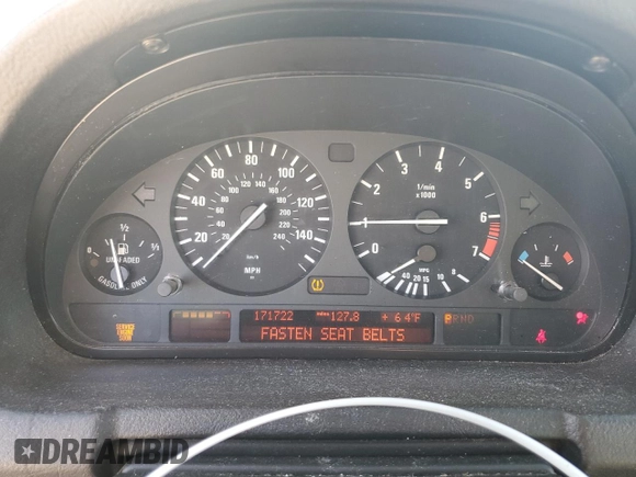 2004 BMW X5 3.0i with VIN 5UXFA13504LU42459, listed as a Copart auction lot 43819964 with 171,722 mi miles and Salvage Title. Bid and sale history available at carsss.com. Image 9.