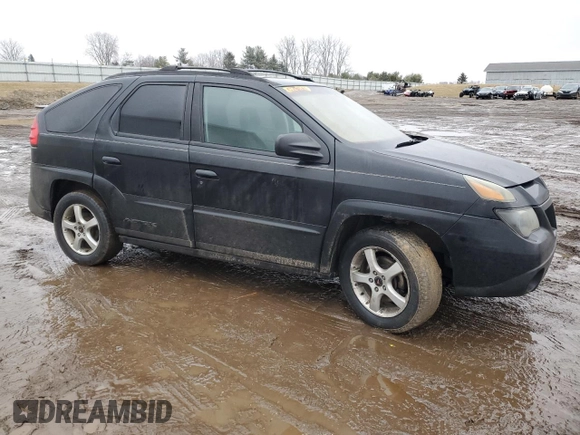 2003 Pontiac Aztek z VIN 3G7DB03E83S580211, wystawiony jako Copart lot #47303045 z przebiegiem Nie podano mil oraz Czysty tytuł • Clean title. Historia ofert i sprzedaży dostępna na DreamBid. Obrazek 4.
