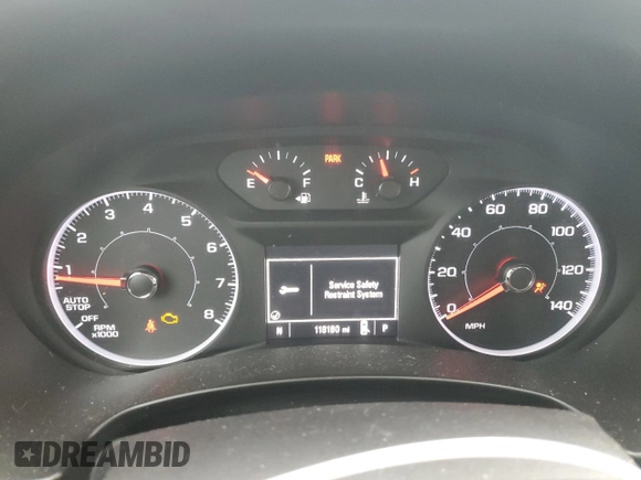 2018 GMC Terrain SLE with VIN 3GKALMEV0JL221470, listed as a Copart auction lot 45276335 with 118,180 mi miles and Salvage Title. Bid and sale history available at carsss.com. Image 9.