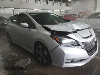 2018 Nissan LEAF S with VIN 1N4AZ1CPXJC301647, listed as a Copart auction lot 44814285 with 87,030 mi miles and Salvage Title. Bid and sale history available at DreamBid. Image 4.