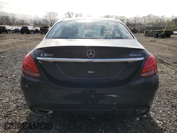 2016 Mercedes-Benz C 300 Luxury with VIN 55SWF4KB6GU098766, listed as a Copart auction lot 53771365 with 133,863 mi miles and Salvage Title. Bid and sale history available at DreamBid. Image 6.