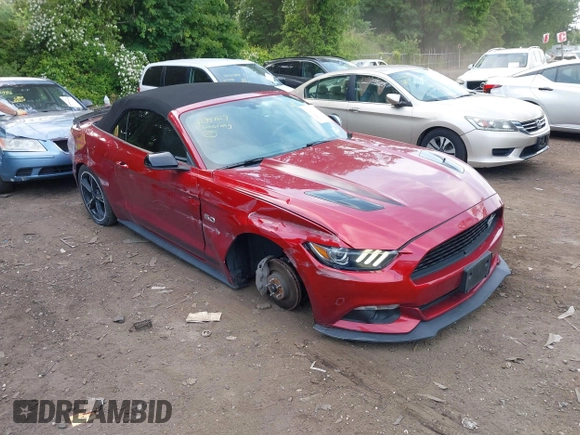 2017 Ford Mustang GT Premium with VIN 1FATP8FF0H5342278, listed as a IAAI auction lot 42397127 with 63,688 mi miles and . Bid and sale history available at DreamBid. Image 1.