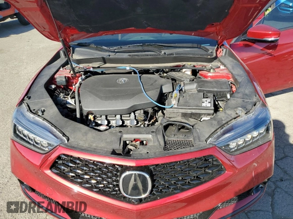2020 Acura TLX w/Advance Pkg with VIN 19UUB3F88LY000121, listed as a Copart auction lot 71246914 with 33,202 mi miles and Salvage Title. Bid and sale history available at carsss.com. Image 11.
