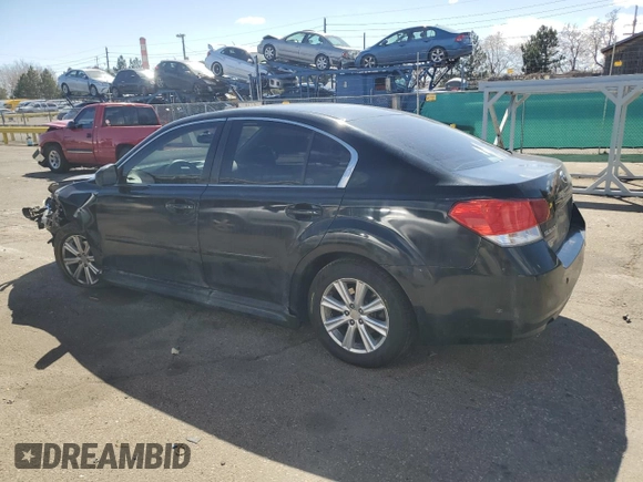 2012 Subaru Legacy Premium with VIN 4S3BMBC66C3026839, listed as a Copart auction lot 49735345 with 133,567 mi miles and Salvage title. Bid and sale history available at DreamBid. Image 2.