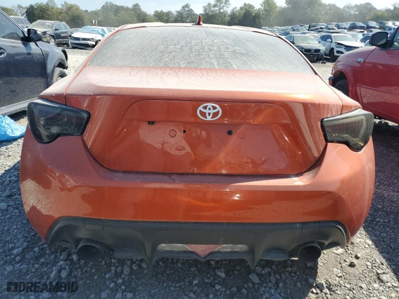 2017 Toyota 86 with VIN JF1ZNAA11H9705246, listed as a Copart auction lot 73515694 with 38,167 mi miles and Salvage Title. Bid and sale history available at carsss.com. Image 6.