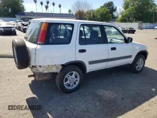 1999 Honda CR-V LX with VIN JHLRD2849XC005689, listed as a Copart auction lot 46265125 with 183,924 mi miles and Salvage Title. Bid and sale history available at carsss.com. Image 3.