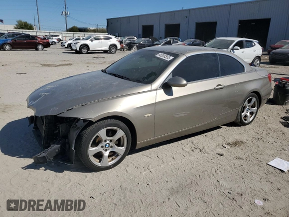 2008 BMW 3 Series 328i with VIN WBAWR33558P151344, listed as a Copart auction lot 48208555 with 54,921 mi miles and Salvage Title. Bid and sale history available at carsss.com. Image 1.
