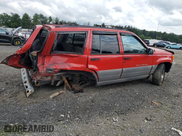 1997 Jeep Grand Cherokee Laredo with VIN 1J4GZ58S8VC601342, listed as a Copart auction lot 65360204 with 139,036 mi miles and Salvage Title. Bid and sale history available at carsss.com. Image 3.