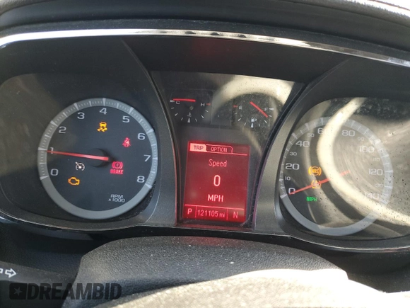 2013 GMC Terrain SLE with VIN 2GKALMEK0D6177355, listed as a Copart auction lot 54098135 with 121,105 mi miles and Salvage title. Bid and sale history available at DreamBid. Image 9.
