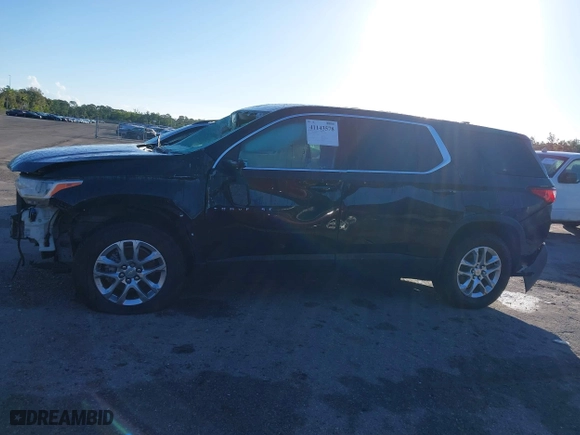 2021 Chevrolet Traverse LS with VIN 1GNERFKW0MJ194763, listed as a IAAI auction lot 41143578 with 114,978 mi miles. Bid and sale history available at carsss.com. Image 13.