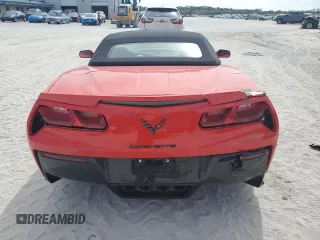 2015 Chevrolet Corvette Z51 2LT with VIN 1G1YK3D75F5106731, listed as a Copart auction lot 74700174 with 44,755 mi miles and Salvage Title. Bid and sale history available at carsss.com. Image 6.