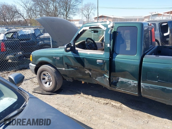 2002 Ford Ranger XLT Appearance with VIN 1FTYR44E82PA79434, listed as a IAAI auction lot 41623304 with 107,143 mi miles. Bid and sale history available at carsss.com. Image 6.