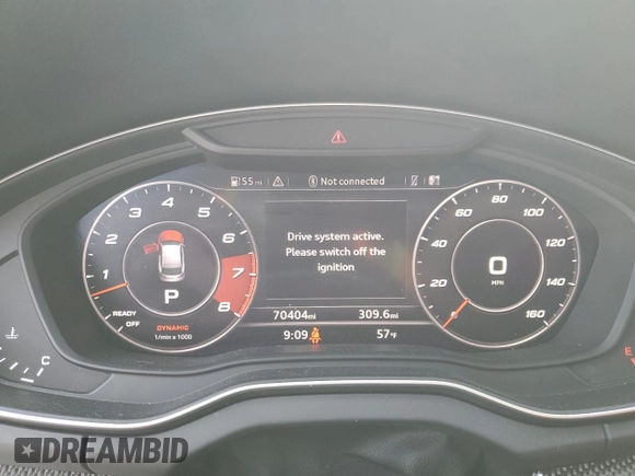 2018 Audi SQ5 Prestige with VIN WA1C4AFY3J2155517, listed as a Copart auction lot 44169194 with 70,404 mi miles and . Bid and sale history available at DreamBid. Image 9.