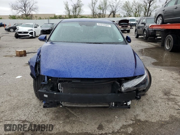 2023 Hyundai Elantra SEL with VIN 5NPLM4AG7PH104440, listed as a Copart auction lot 51312325 with 51,808 mi miles and Non Repairable. Bid and sale history available at DreamBid. Image 5.