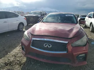 2014 Infiniti Q50 Hybrid Sport with VIN JN1AV7ARXEM702518, listed as a Copart auction lot 44675065 with 132,754 mi miles and Salvage Title. Bid and sale history available at carsss.com. Image 5.