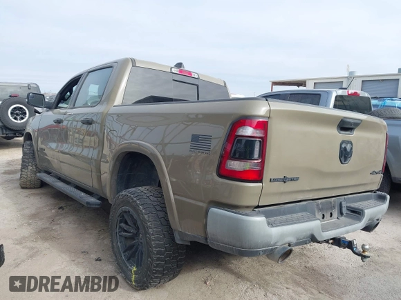 2020 Ram 1500 Big Horn with VIN 1C6SRFFT0LN301093, listed as a IAAI auction lot 41607746 with 65,223 mi miles and . Bid and sale history available at DreamBid. Image 3.