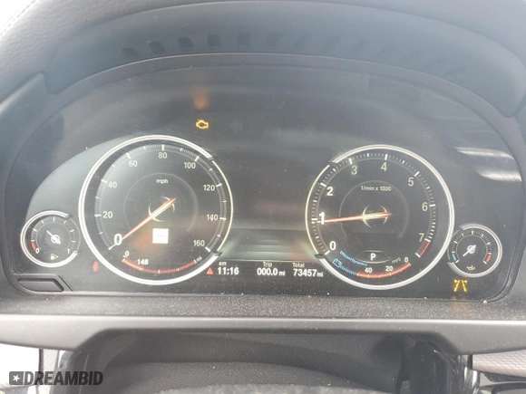 2018 BMW X6 xDrive35i with VIN 5UXKU2C54J0Z62687, listed as a Copart auction lot 44973395 with 73,457 mi miles and Salvage Title. Bid and sale history available at carsss.com. Image 9.