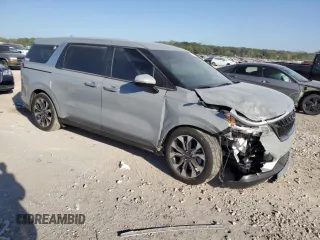 2024 Kia Carnival EX with VIN KNDNC5H37R6431082, listed as a Copart auction lot 73242024 with 3,092 mi miles and Salvage Title. Bid and sale history available at carsss.com. Image 4.