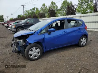2016 Nissan Note SV with VIN 3N1CE2CP2GL392501, listed as a Copart auction lot 58597235 with 85,156 mi miles and Salvage title. Bid and sale history available at DreamBid. Image 1.