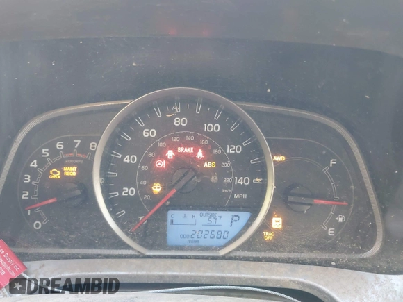 2013 Toyota RAV4 XLE with VIN JTMRFREV9DD013682, listed as a IAAI auction lot 42142414 with 202,680 mi miles. Bid and sale history available at carsss.com. Image 7.