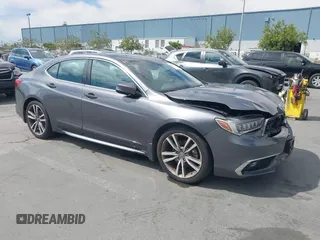 2020 Acura TLX Advance with VIN 19UUB3F8XLA002011, listed as a IAAI auction lot 42687511 with 85,540 mi miles and . Bid and sale history available at DreamBid. Image 1.