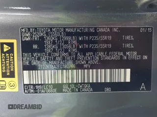 2015 Lexus RX 350 with VIN 2T2ZK1BA2FC180766, listed as a IAAI auction lot 41711358 with 63,820 mi miles. Bid and sale history available at carsss.com. Image 9.