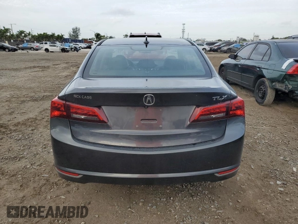 2015 Acura TLX Tech with VIN 19UUB1F5XFA012407, listed as a Copart auction lot 37215744 with 35,423 mi miles. Bid and sale history available at carsss.com. Image 6.