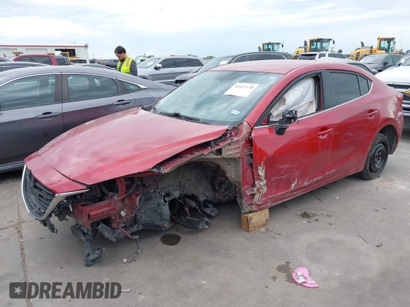 2015 Mazda 3 i Touring z VIN 3MZBM1V72FM171540, wystawiony jako IAAI lot #42437378 z przebiegiem 135 392 mil mil oraz . Historia ofert i sprzedaży dostępna na DreamBid. Obrazek 2.