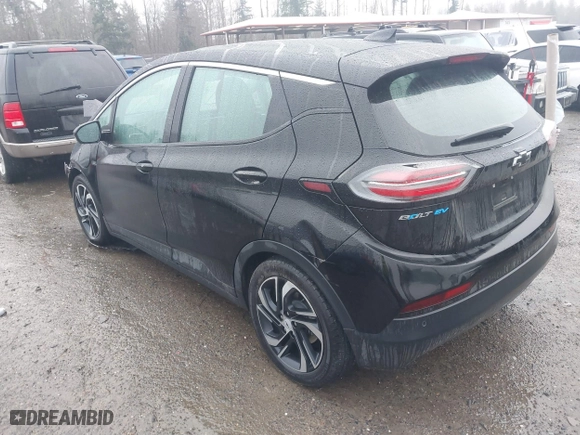 2023 Chevrolet Bolt EV 2LT with VIN 1G1FX6S02P4155876, listed as a IAAI auction lot 41175436 with 27,816 mi miles. Bid and sale history available at carsss.com. Image 3.