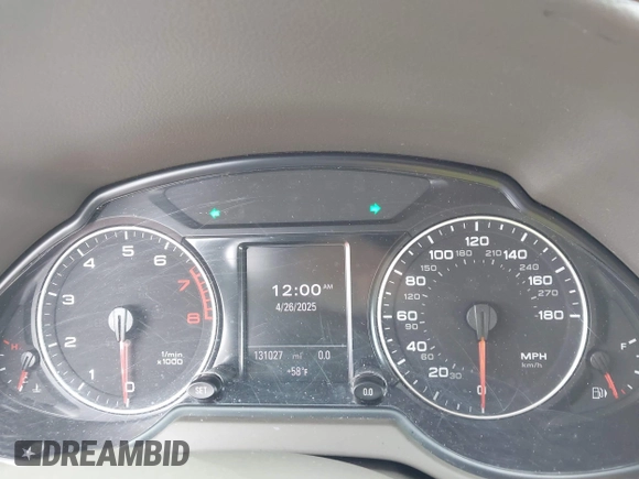 2012 Audi Q5 Prestige z VIN WA1WKAFP1CA013704, wystawiony jako IAAI lot #42171128 z przebiegiem 131 027 mil mil oraz . Historia ofert i sprzedaży dostępna na DreamBid. Obrazek 7.