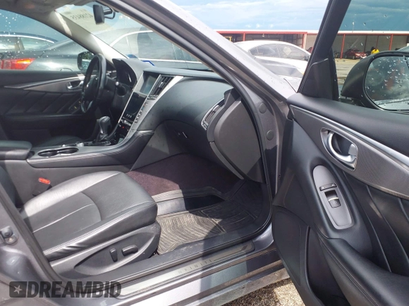 2014 Infiniti Q50 Premium with VIN JN1BV7AP6EM685056, listed as a IAAI auction lot 42188435 with 203,880 mi miles and . Bid and sale history available at carsss.com. Image 5.
