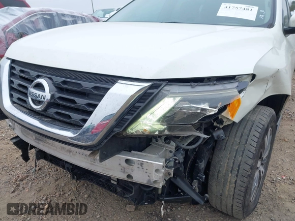 2017 Nissan Pathfinder SL with VIN 5N1DR2MM5HC608649, listed as a IAAI auction lot 41757481 with 168,412 mi miles. Bid and sale history available at carsss.com. Image 18.
