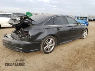 2017 Audi A6 Premium with VIN WAUF8AFC2HN059587, listed as a Copart auction lot 77209814 with 94,537 mi miles and Salvage Title. Bid and sale history available at carsss.com. Image 3.