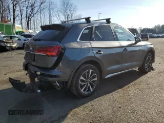 2022 Audi Q5 S line Premium Plus with VIN WA1EAAFY6N2104682, listed as a Copart auction lot 85463014 with 20,414 mi miles and Salvage Title. Bid and sale history available at carsss.com. Image 3.