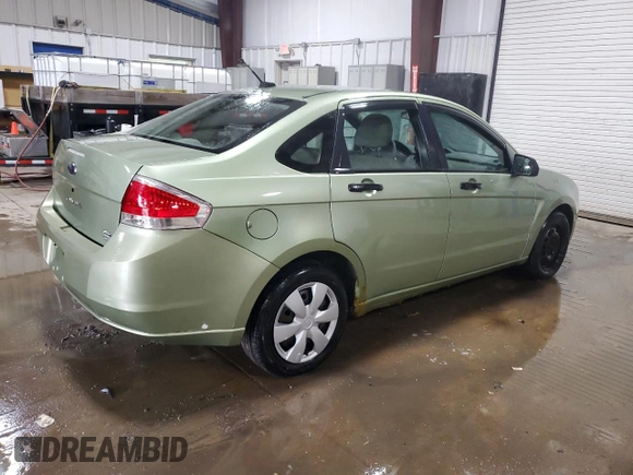 2008 Ford Focus S with VIN 1FAHP34N78W211278, listed as a Copart auction lot 48171995 with 142,003 mi miles and Salvage Title. Bid and sale history available at carsss.com. Image 3.