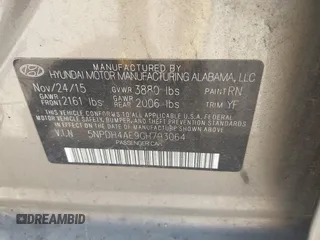 2016 Hyundai Elantra SE z VIN 5NPDH4AE9GH793064, wystawiony jako IAAI lot #42506773 z przebiegiem 112 082 mil mil oraz . Historia ofert i sprzedaży dostępna na DreamBid. Obrazek 9.
