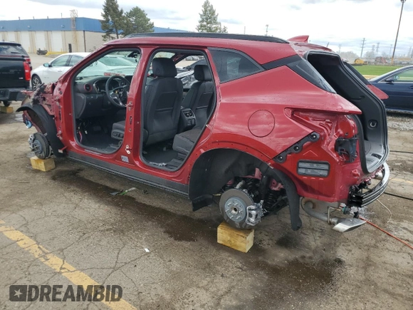 2025 Chevrolet Blazer RS z VIN 3GNKBERS6SS148791, wystawiony jako Copart lot #53876715 z przebiegiem Nie podano mil oraz Nie do naprawy • Non repairable. Historia ofert i sprzedaży dostępna na DreamBid. Obrazek 2.