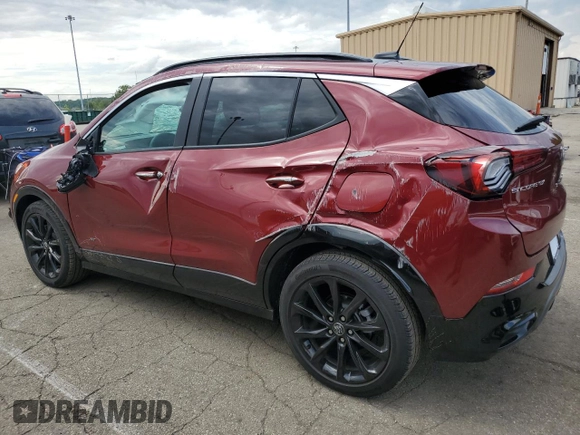 2025 Buick Encore GX Sport Touring with VIN KL4AMDSL1SB125730, listed as a Copart auction lot 58808805 with 478 mi miles and Salvage title. Bid and sale history available at DreamBid. Image 2.