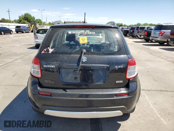 2009 Suzuki SX4 Man AWD with VIN JS2YB413996205328, listed as a Copart auction lot 51658624 with 0 mi miles and Salvage Title. Bid and sale history available at carsss.com. Image 6.