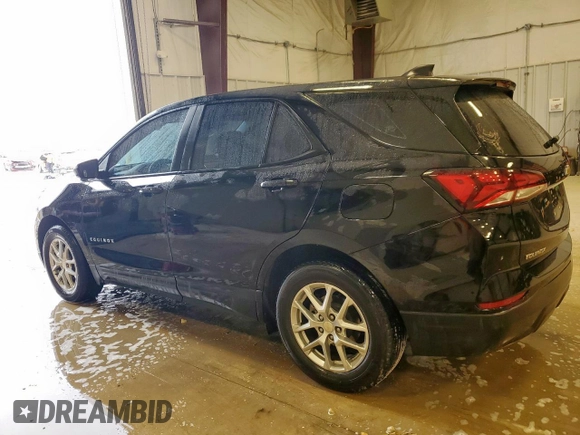 2023 Chevrolet Equinox LS z VIN 3GNAXHEG2PL161278, wystawiony jako Copart lot #57362385 z przebiegiem 75 250 mil mil oraz Czysty tytuł • Clean title. Historia ofert i sprzedaży dostępna na DreamBid. Obrazek 2.