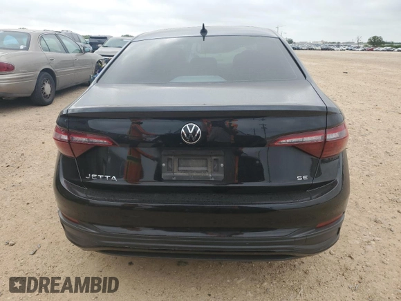 2023 Volkswagen Jetta SE with VIN 3VW7M7BUXPM031210, listed as a Copart auction lot 54968755 with 58,970 mi miles and Salvage title. Bid and sale history available at DreamBid. Image 6.