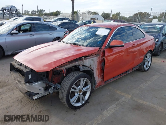 2015 BMW 2 Series 228i with VIN WBA1F9C56FVW98461, listed as a IAAI auction lot 41663193 with 94,584 mi miles. Bid and sale history available at carsss.com. Image 22.