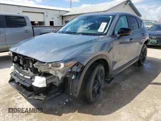 2024 Mazda CX-5 S Carbon Edition with VIN JM3KFBCL4R0460307, listed as a Copart auction lot 49671115 with 17,257 mi miles and Salvage Title. Bid and sale history available at DreamBid. Image 1.