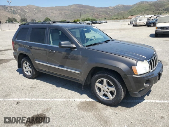 2006 Jeep Grand Cherokee Limited with VIN 1J4HS58N86C117546, listed as a Copart auction lot 61478474 with 236,987 mi miles and Salvage title. Bid and sale history available at DreamBid. Image 4.